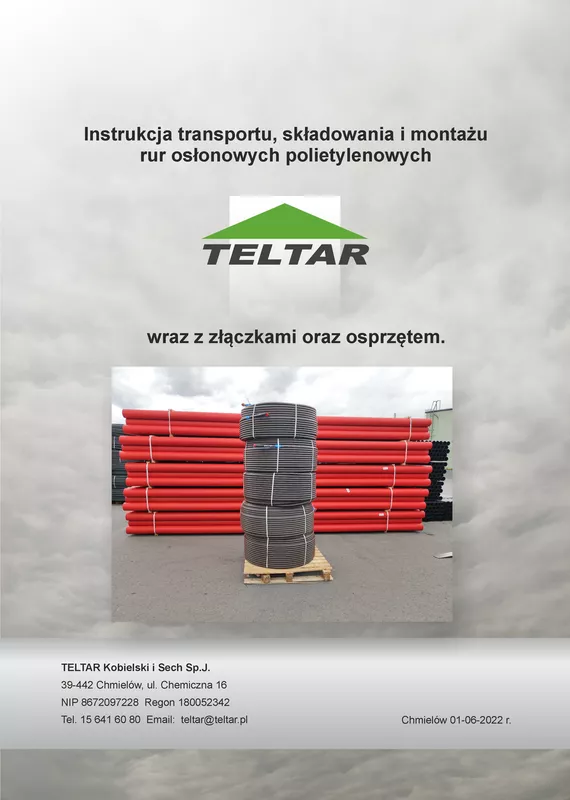 Teltar Instrukcja montażu i składowania